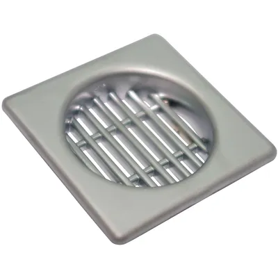Produktbild von Lüftungsgitter ø 36 mm/43 x 43 mm Kunststoff verchromt matt
