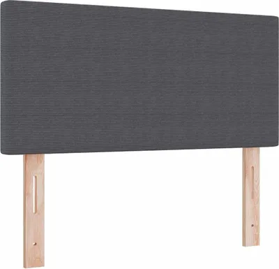 Obrázek produktu pro vidaXL Čelo postele tmavě šedé 80 cm manšestr