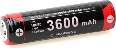 Produktbild von Klarus 18GT-36 Lithium Ionen Akku 18650 mit 3600 mAh