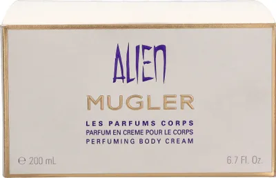 Produktbild von Thierry Mugler Alien, Feuchtigkeitsspendend, Weichmachend, Universalhülle, Weiblich, Topf, AQUA/WATER/EAU. CAPRYLIC/CAPRIC TRIGLYCERIDE. ALCOHOL. COCOGLYCERIDES. PARFUM/FRAGRANCE...., 200 ml