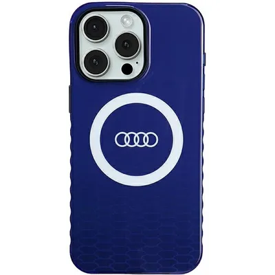 Obrázok produktu pre Puzdro Audi Iml Big Logo Magsafe Na Iphone 15 Pro Max - Niebieskie
