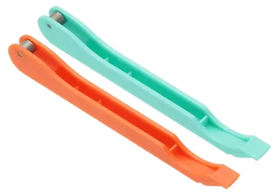Kupferfolien-Handfolierer, 2 Stück, für 7/32 Zoll, Orange/Grün