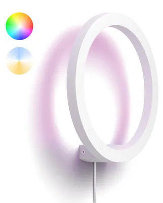 Zdjęcie produktu dla Philips Hue White and color ambiance Kinkiet Sana, Inteligentny kinkiet, Bluetooth/Zigbee, Biały, LED, Metal, Niewymienialne źródło światła