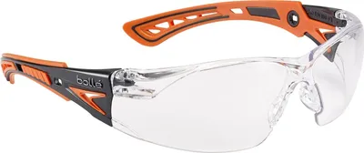 Image de Bollé Safety RUSH+ Lunettes à branches claires / orange RUSHPPSIO