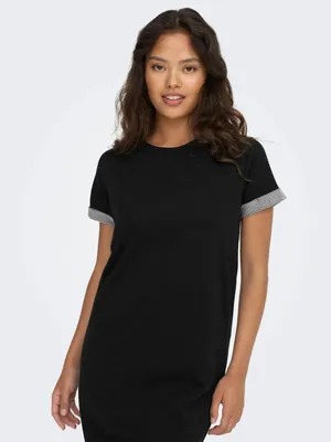 Produktbild von ONLY 15174793, Erwachsener, Weiblich, Schwarz, L, Baumwolle, Polyester, 62% Baumwolle, 38% Polyester