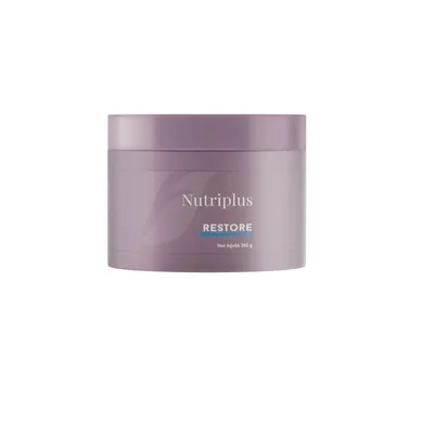 Obrázok produktu pre KBruShop Farmasi NUTRIPLUS RESTORE 240 g - Minerálno-vitamínový nápoj na regeneráciu a spánok