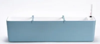 Obrázok produktu pre PLASTIA s.r.o. Samozavlažovací kvetináč Berberis modrý + biely 80 cm