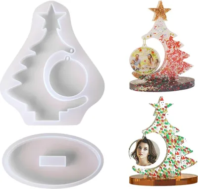 Produktbild von Silikon-Gießform für Weihnachten - Weihnachtsdekorationen - 1 Stück - hochwertiges Silikon