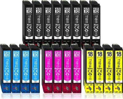 Produktbild von 20er Pack Druckerpatronen 18 18XL kompatibel mit Epson XP-315