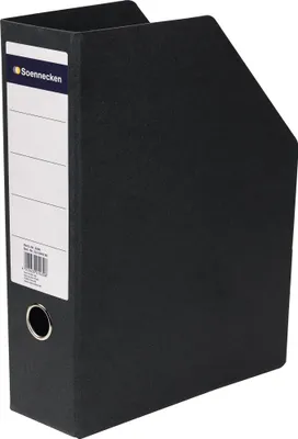 Produktbild von Soennecken Stehsammler 2000 DIN A4 hoch 85mm Hartpappe schwarz