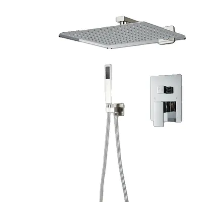 Produktbild von Duscharmatur Set, Regenbrause, Wandmontage Design, 2 Wege 12 Zoll