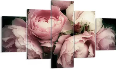 Produktbild von Bild auf Leinwand - Leinwandbild - Pfingstrose Blume - 125x70cm - Wand Bild - Wanddeko - Wandbilder - Leinwanddruck - Bilder - Kunstdruck - Wanddekoration - Leinwand bilder - Wandkunst - EA125x70-3930