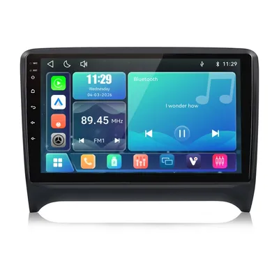 Produktbild von 9'' Linux Auroradio Carplay Androiod Auto Für Audi TT 8J 2006-2014 WiFi Bluetooth SWC FM RDS DSP Plug & Play