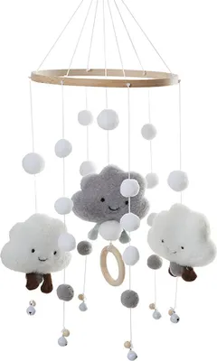Obrázok produktu pre Detský mobilný závesný zvonček Newborn Wind Chime Detská izba Cloud pre deti