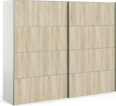 Immagine prodotto di Dmora Guardaroba 2 Ante Avelengo 64x201.5h cm Bianco, Appendiabiti 2 Ante