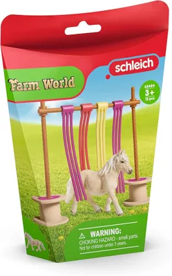 Image de Schleich Rideau battant Pony, 42484