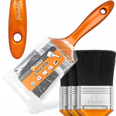 Produktbild von Polax Flachpinsel 63 mm für Lacke und Farben