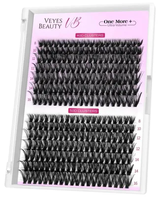 Image de Extensions de cils en cluster, 40D + 50D, longueurs 8-16 mm, faux cils à appliquer soi-même