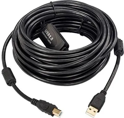 Zdjęcie produktu dla Microconnect USBAB20B-ACTIVE, 20 m, USB A, USB B, USB 2.0, 0,48 Gbit/s, Czarny
