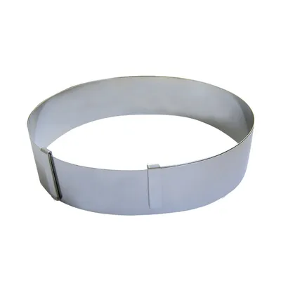 Obrázok produktu pre de Buyer 3040.01, Obruč na tortu, Kolo, Nerezová oceľ, Nerezová oceľ, 45 mm, 18 cm