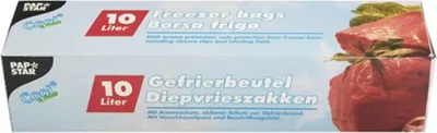 Produktbild von 24 Gefrierbeutel, LLDPE 10 l 60 cm x 40 cm transparent in Faltschachtel