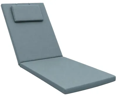 Produktbild von Beautissu Gartenliege Auflage Sonnenliege Loft RL, 200x60x5cm, Taubenblau