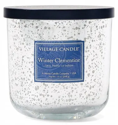 Produktbild von Village Candle Winter Clementine Mercury Duftkerze festlich