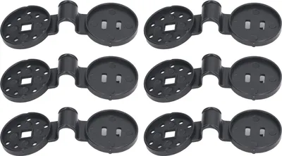Obrázok produktu pre 50 ks odtieň tkaniny Lock Grip plastové Anti Bird okrúhly typ stlačte slnečné tienidlo klipy pre skleník záhrada