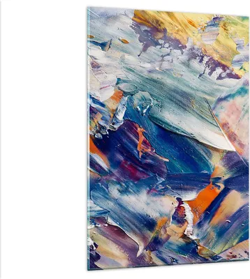 Produktbild von Bilder auf glas - Einteilig - Die Farben Farbe Abstraktion - 80x120cm - Glasbilder - Wandbilder - Bilder - Wanddekoration aus Glas - Glas Bilder - Wandbild auf Glas - GPA80x120-5113