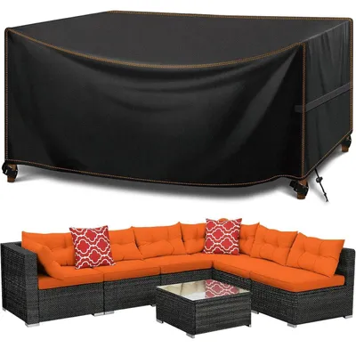 Produktbild von Abdeckplane Gartenmöbel Wasserdicht Winddicht Rechteckig 213x132x74cm 420D Oxford Stoff