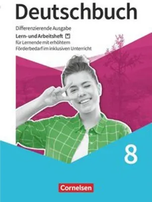 Produktbild von Deutschbuch 8. Schuljahr - Sprach- und Lesebuch -  Arbeitsheft mit Lösungen