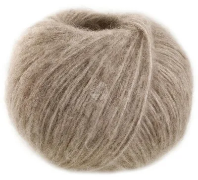 Produktbild von Lana Grossa ALPACA AIR II 50 g Leichtes Alpaka-Schlauchgarn mit Baumwollanteil 140 m Farbe 026 - Graubeige