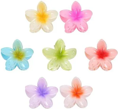 Immagine prodotto di 7 fermagli per capelli a forma di fiore, per capelli spessi e sottili