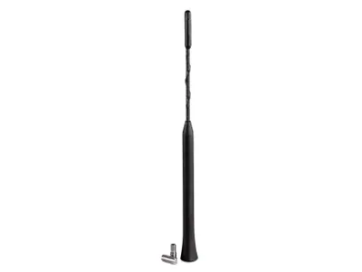 Obrázek produktu pro Alu Auto Design černá 16V anténa, krátká tyčová anténa, střešní anténa 23 cm, univerzální