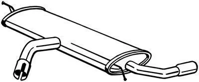 Produktbild von BOSAL 105-037 Endschalldämpfer