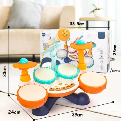 Produktbild von Baby Spielzeug mit Lichtern und Geräuschen, 3 Modi, 10 Lieder