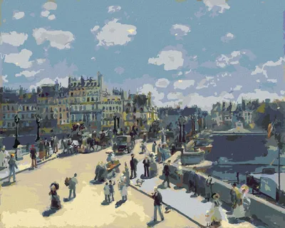 Produktbild von Zuty - Malen nach Zahlen - PONT-NEUF (PIERRE-AUGUSTE RENOIR), 40x50 cm, ohne Keilrahmen