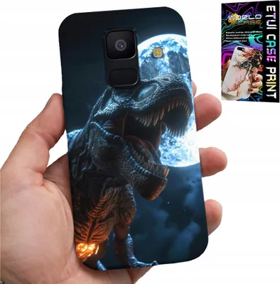 Obrázok produktu pre Puzdro Pre Samsung A6 2018 - Dino Dinosaurus Tyranosaurus