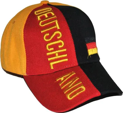 Produktbild von Deutschland Fan Artikel "Baseball Cap" 62412 | Schwarz Rot Gelb