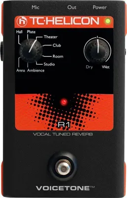Produktbild von TC Helicon VoiceTone R1 Vocal Effektgerät, Reverb, 8 Modi, Mikrofoneingang mit Phantomspeisung, USB