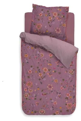 Produktbild von Flores Bailando Bettwäsche Purple 135x200cm (1 Set)