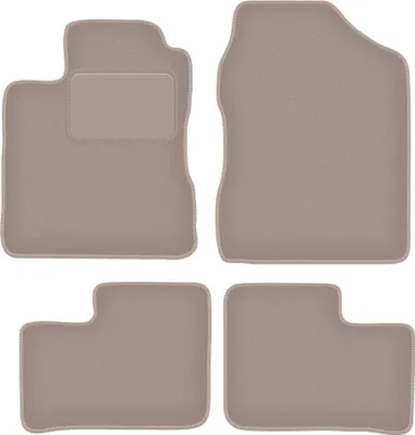 Produktbild von Velours-Autoteppiche für: Daihatsu Cuore Vi Hatchback (2003-2007) Beige