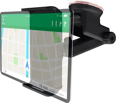 Produktbild von BigBen Connected, Autohalterung für Tablet an Windschutzscheibe anpassbar, Schwarz