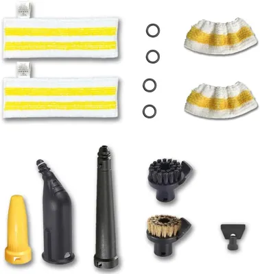 14-tlg. Zubehör-Set für Dampfreiniger SC1–SC5