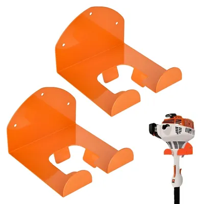 Imagen del producto de Juego de 2 soportes de pared para cortacéspedes y herramientas de jardín