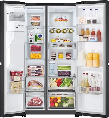 Produktbild von LG GSLE91EVAB Kühl-Gefrier-Kombination