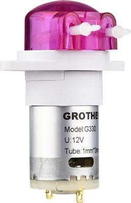Obrázek produktu pro GROTHEN peristaltické čerpadlo dávkovací čerpadlo mini čerpadlo kapalina samonasávací vodní čerpadlo silikonové trubice pro akvarijní laboratorní chemické analýzy 1 mm ID x 3 mm OD