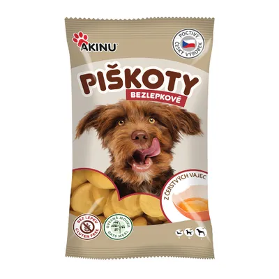 Produktbild von Akinu Bezlepkové piškoty pamlsek pro psy 120 g