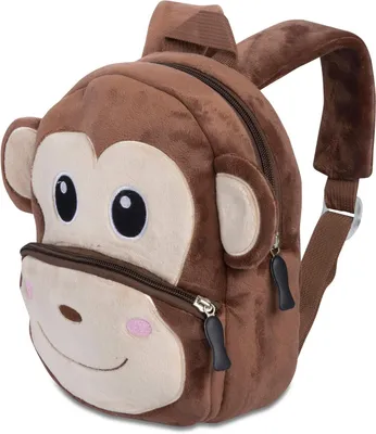 Productafbeelding van Kinderrugzak voor Kleuters - Dieren Rugzak Schooltas 1-4 Jaar, Lichtgewicht en Ergonomisch
