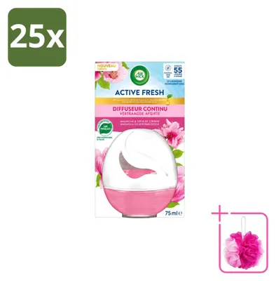 Immagine prodotto di 25 diffusori di profumo Air Wick Deco Sphere, fragranza Magnolia e fiori di ciliegio – 75 ml - Confezione risparmio - 25 pezzi